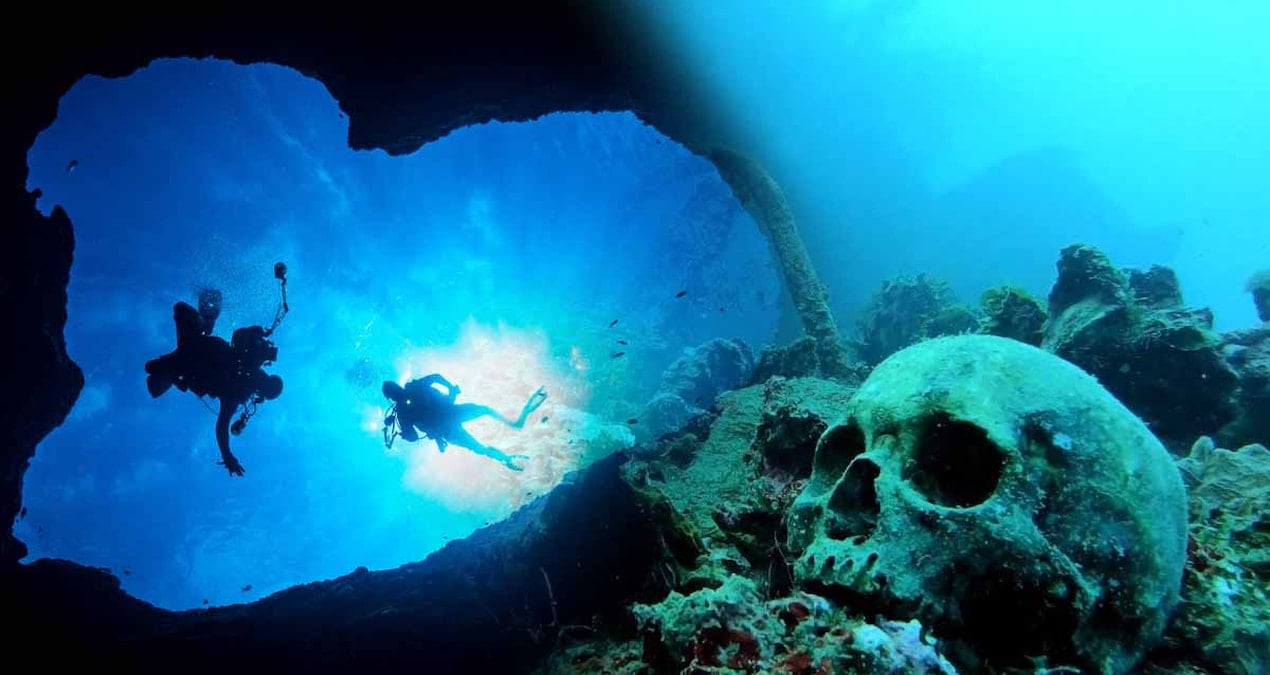 farkinda olmadan dunyanin en buyuk mezarliginin uzerinde yuzuyorlar 80 yillik sirri sadece dalgiclar biliyor rrvpVDmB