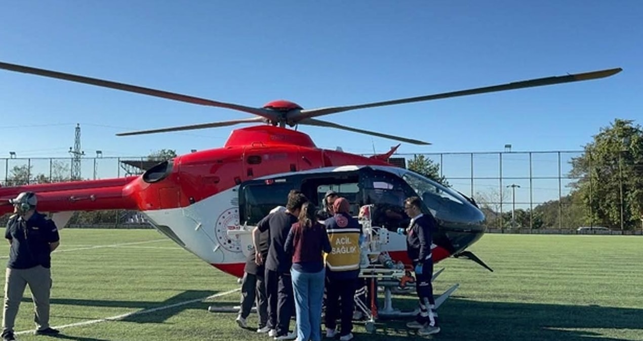 orduda solunum sikintisi ceken yeni dogan bebek helikopterle sevk edildi fce6eew1