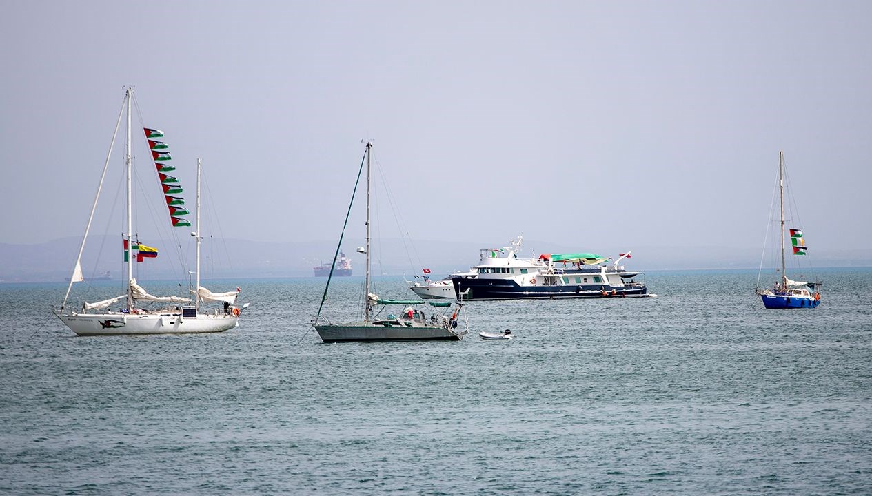 sumud filosuna olumsuz hava engeli gazzeye hareketi yarina ertelendi dARekTEg
