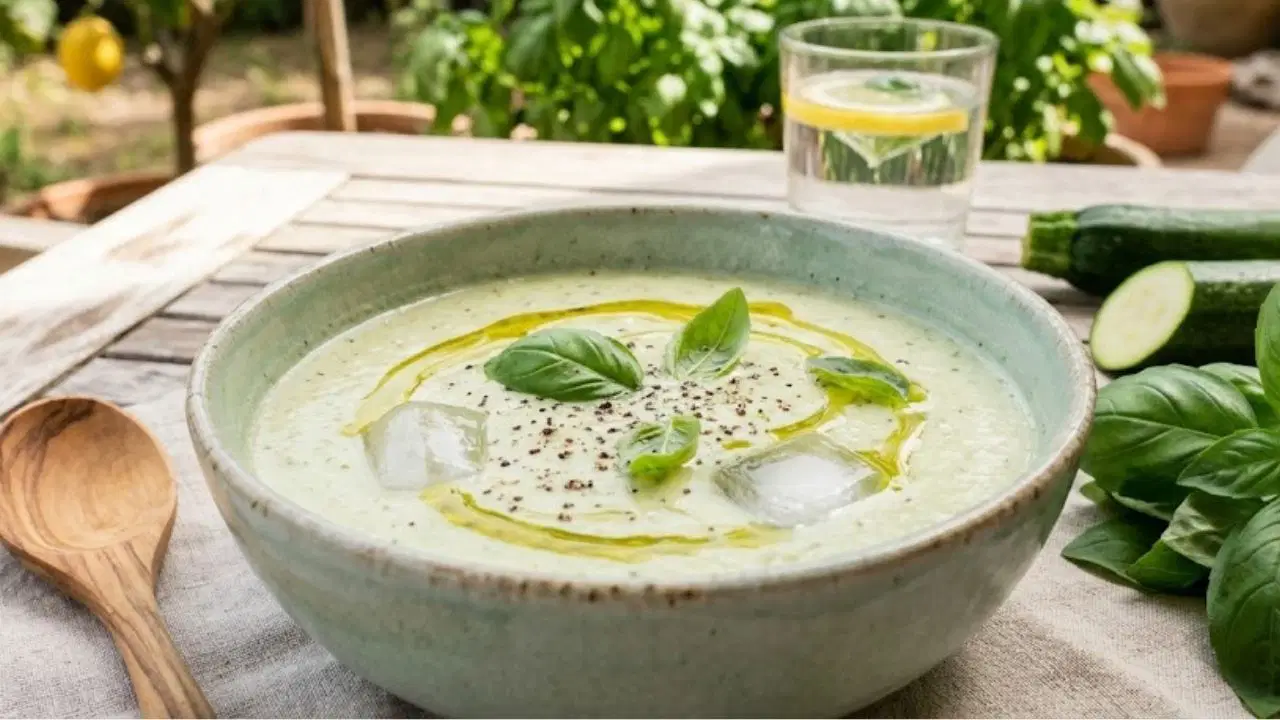 Yazin serinleten lezzeti yogurtlu feslegenli soguk kabak corbasi tarifi 2LdRaB4b